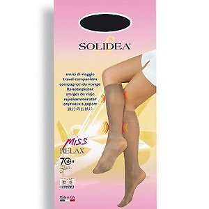 Solidea Miss Relax 70 Sheer Gambaletto Colore Fumo Taglia 2-M