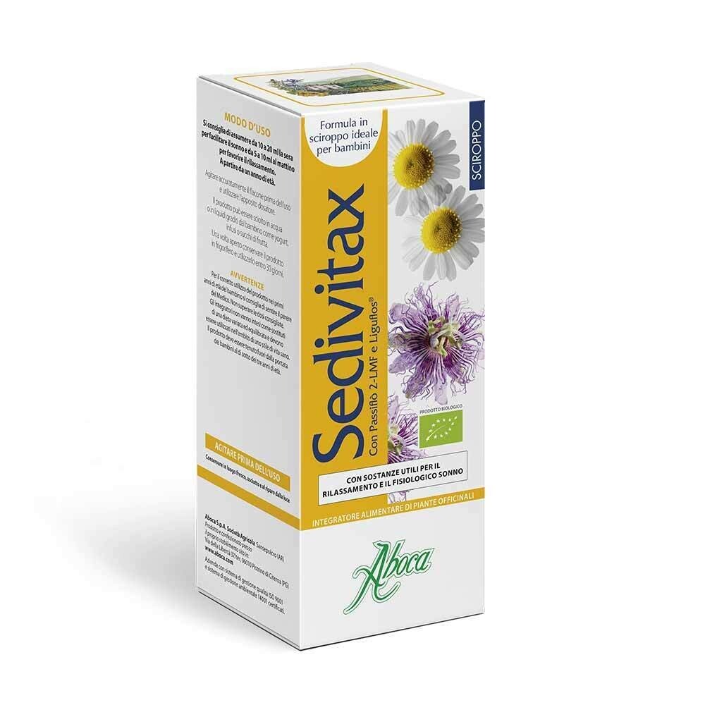 Aboca Sedivitax - Sciroppo Integratore Favorisce Sonno e Rilassamento, 220g