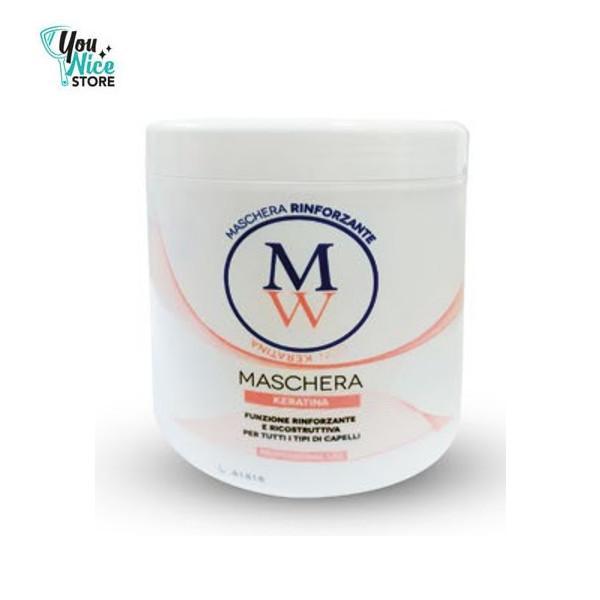Maschera rinfrescante ricostruttiva Cheratina tutti capelli My Way 1000ML