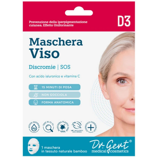 DR. GERT MEDICAL COSMETICS MASCHERA VISO DISCROMIE D3 1PZ