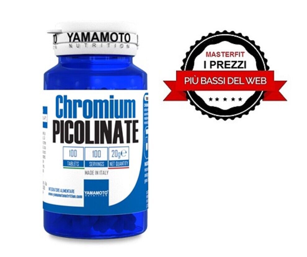 CROMO PICOLINATO CHROMIUM PICOLINATE 100 compresse YAMAMOTO