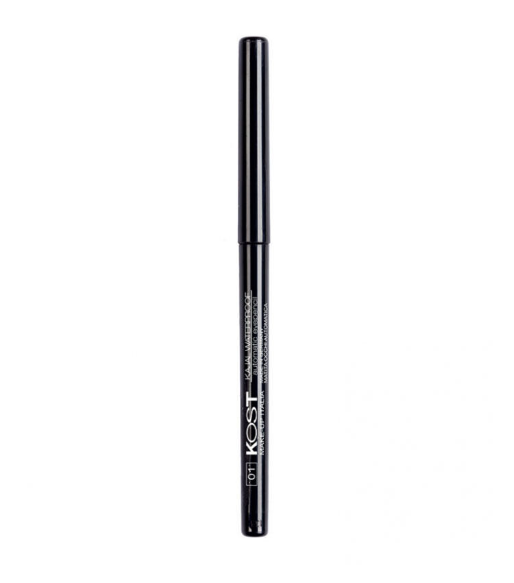 KOST Kajal Waterproof automatic eye pencil matita occhi automatica 01 black/nero