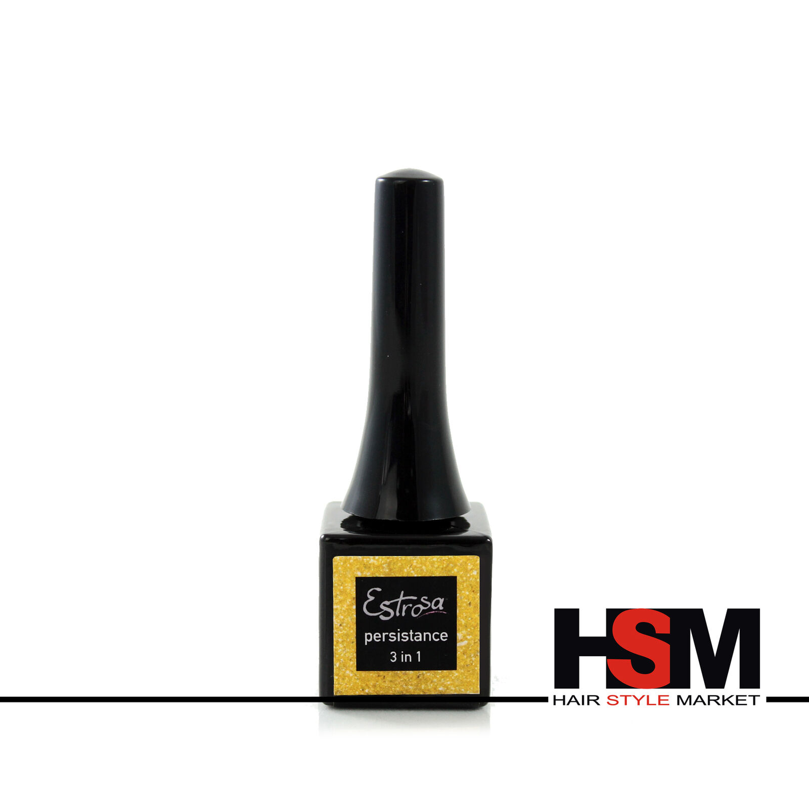 Smalto Gel 3 in 1 Unghie Giallo | Estrosa Persistance 6929 Limelight Glitter 8ml