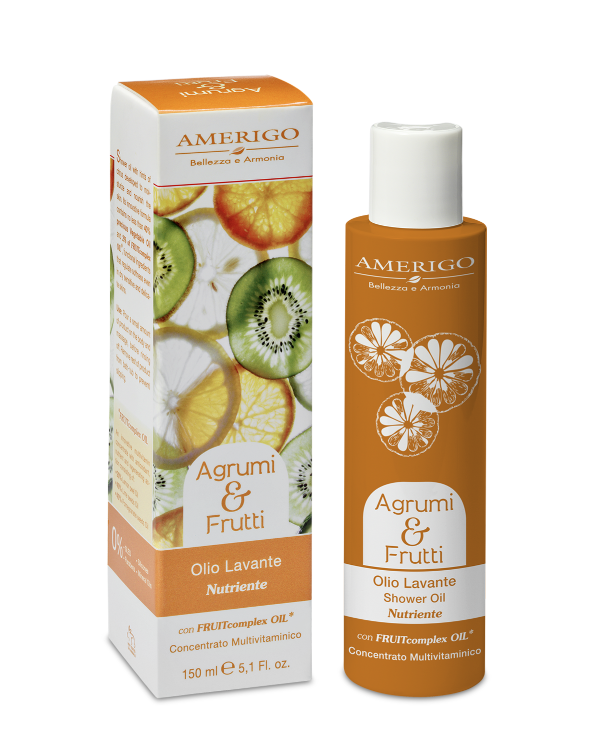 Amerigo Agrumi & Frutti Olio Lavante Nutriente 150ml