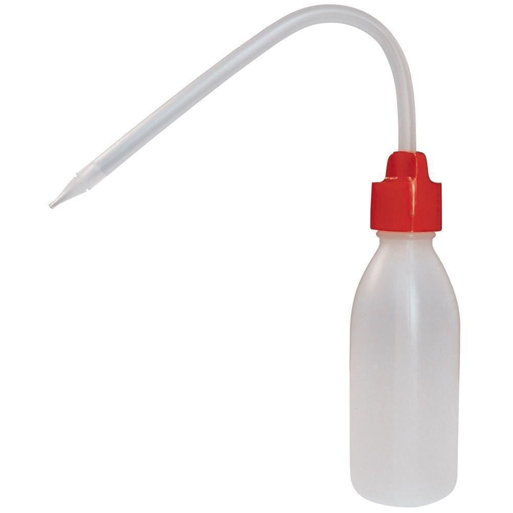 Bottiglia in plastica a spruzzetta per laboratorio, 100 ml, Ø 43 x 115 H mm