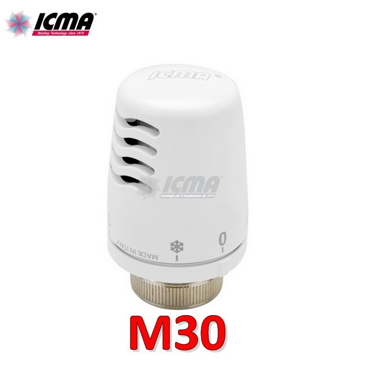 Testa termostatica ICMA 1101 M30x1,5 - elemento sensibile a liquido