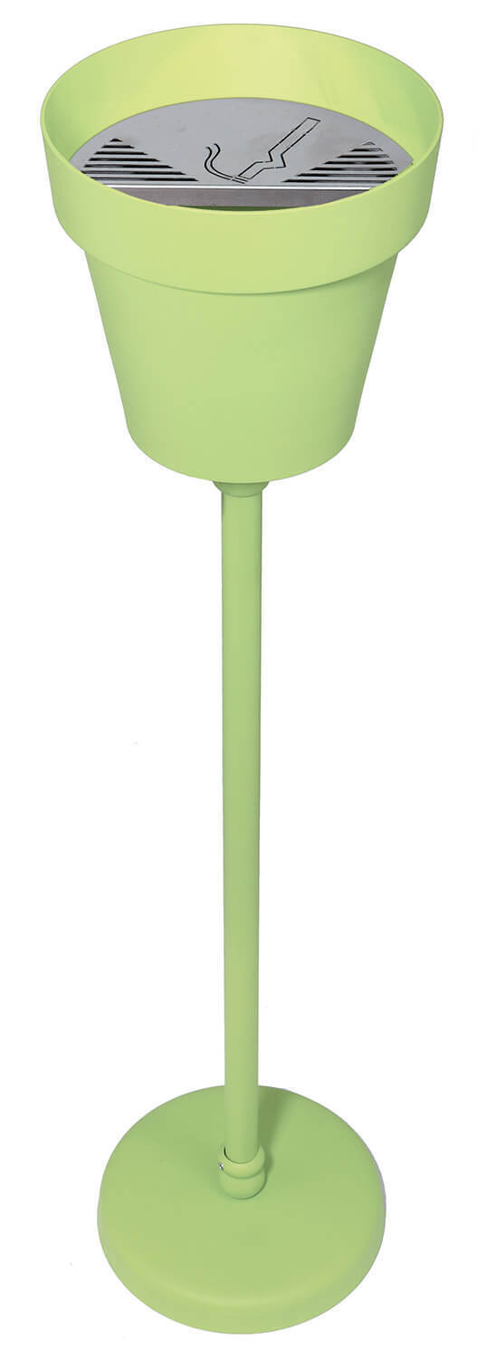 Spegnisigarette Posacenere da Esterno in Ferro Belfer Ashtray 42/SPS Verde
