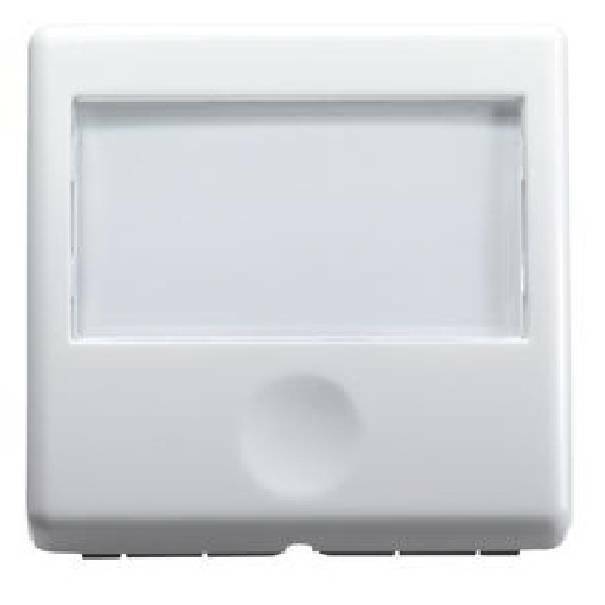 GEWISS PULSANTE CON TARGA PORTANOME LUMINOSA 2 MODULI GW20591