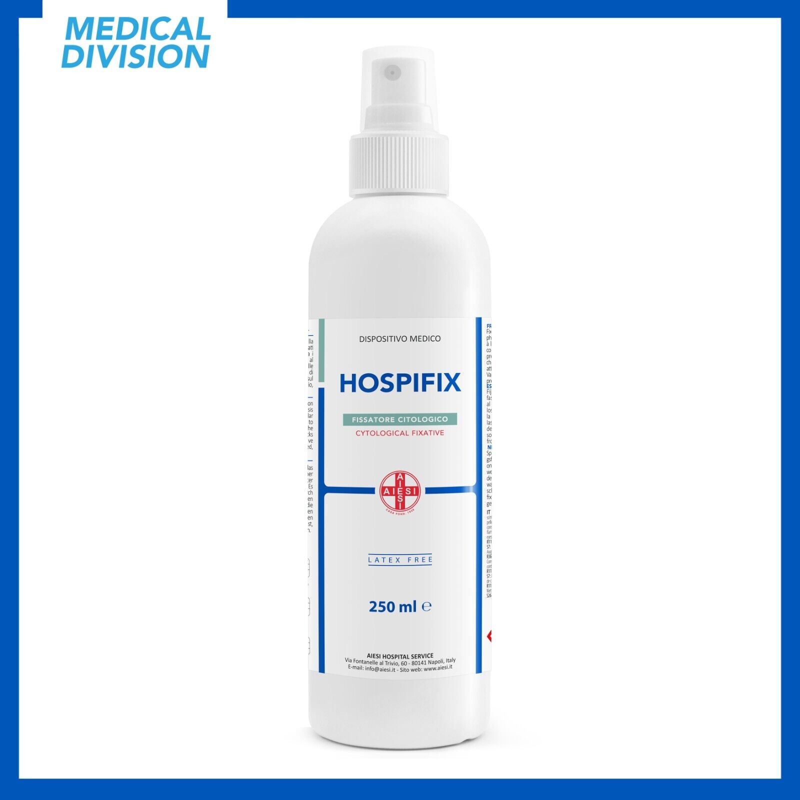 Fissatore per citologia spray per vetrini flacone 250 ml - fissativo citologico