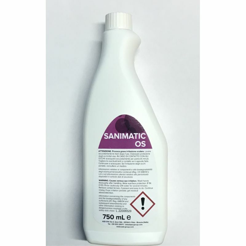 SANIMATIC OS ST20 SGRASSATORE IGIENIZZANTE SUPERFICI A BASE ALCOLICA  ML.750