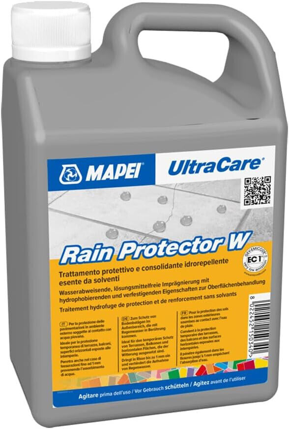 Mapei Ultracare Rain Protector W Trattamento protettivo consolidante e idrorepel