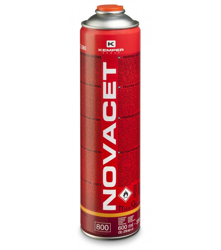 Bombola novacet miscela butano propano 600ml - Kemper 580