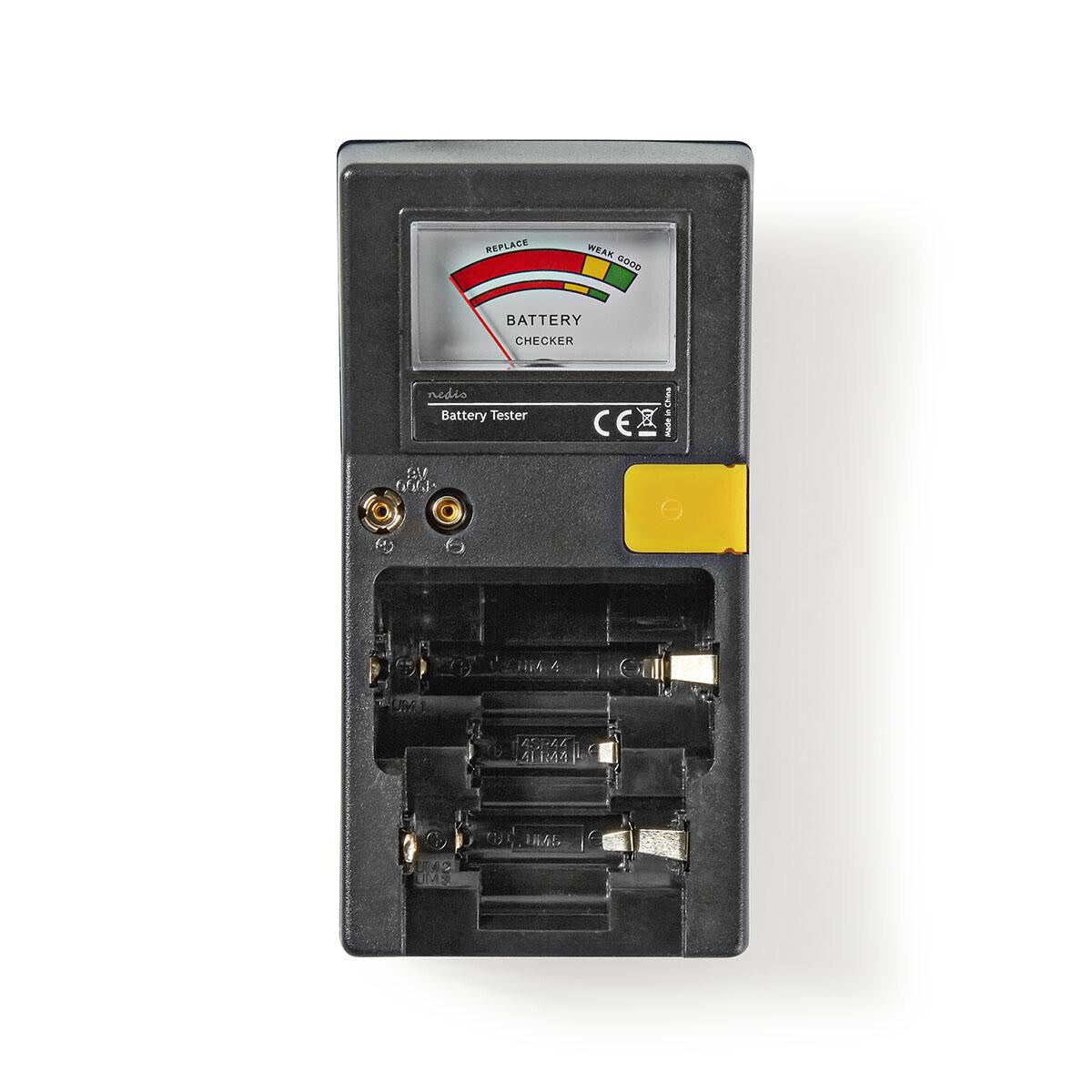 Tester per Batterie AAA, AA, C, D, 9 V, a bottone
