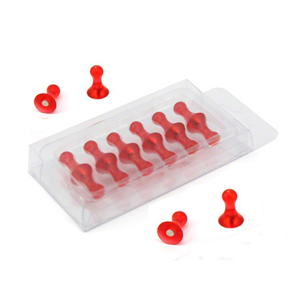 Piccolo colorato fruttato Skittle magneti - rosso (1 confezione da 12)