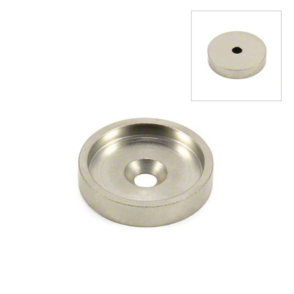 35mm Tazza Portante In Acciaio Per Magneti Pot & Countersunk - Labbro Pieno (10)
