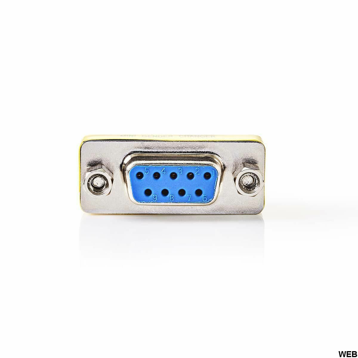 Accoppiatore D-Sub Femmina a 9 Pin D-Sub-Femmina a 9 Pin D-Sub - 2 pezzi