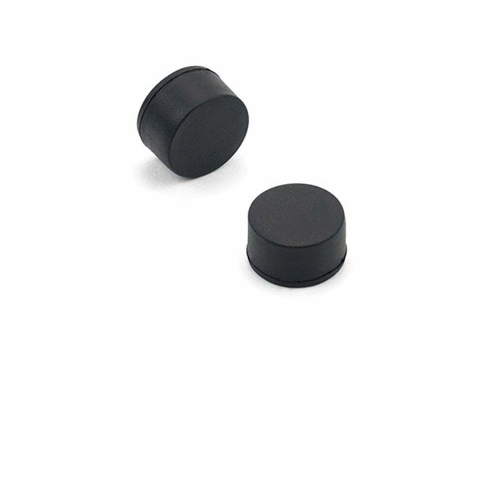 15mm dia x 8mm thick Rubber Coated N42 Neodymium Magnet - 5.9kg Pull (Pack of 2)