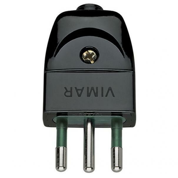 VIMAR SPINA 2P&#43;T 10A S11 ASSIALE COLORE NERO 00201