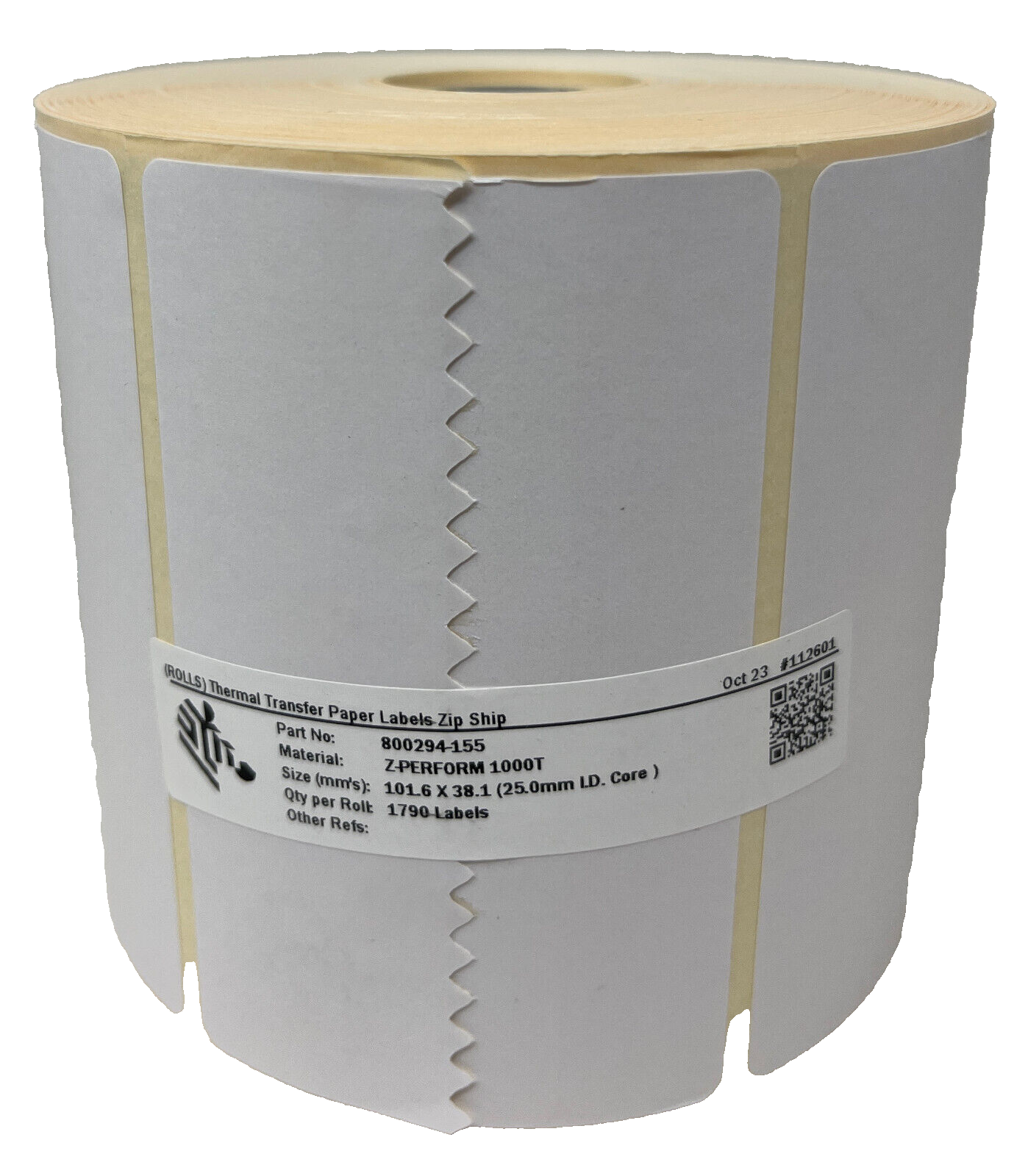 ZEBRA 800294-155 1.790 ETICHETTE ADESIVE Z-PERFORM 1000T 101.6mmX38.1mm 1 ROTOLO