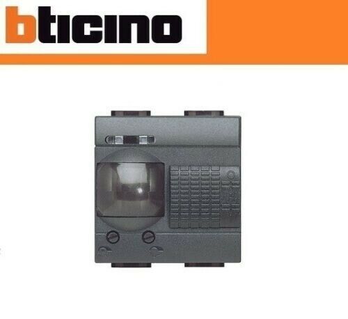INTERRUTTORE INFRAROSSI 2 MODULI BTICINO LIVING INTERNATIONAL L4432 ANTRACITE.