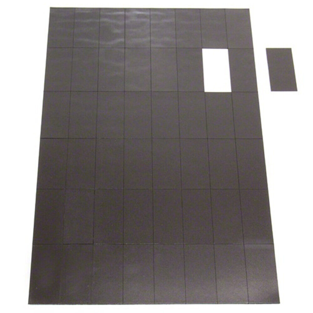 Magflex® 50x24mm Rettangoli Magnetici Auto Adesivi, 48 Per Foglio A4 (1 Foglio)