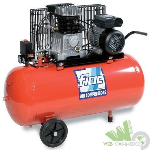 COMPRESSORE A CINGHIA FIAC AB100/268M LT100 HP2.0 230 V MAX 10BAR ARIA COMPRESSA