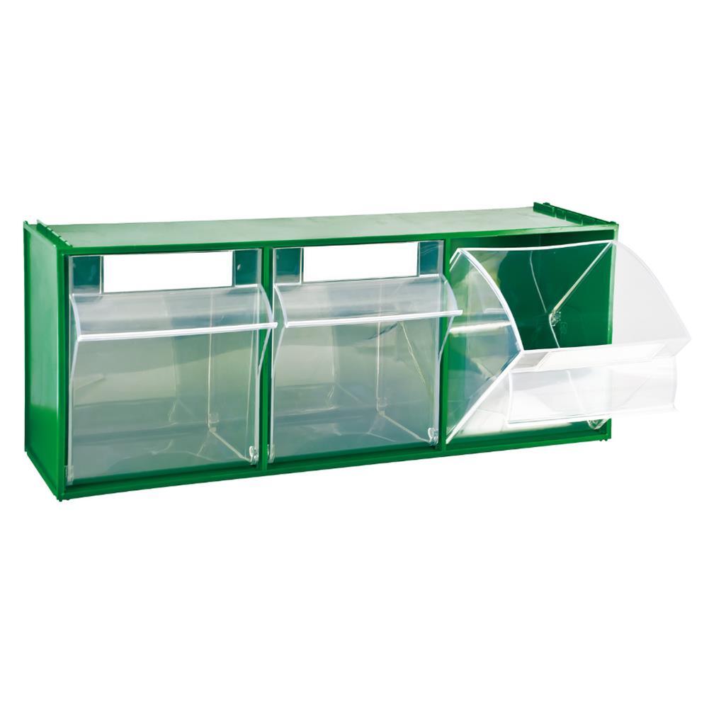 Cassettiera in plastica MADIA portaminuteria,600 L x 210 P x 242 H mm,3 cassetti