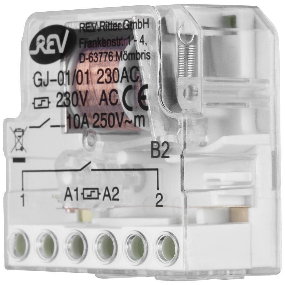 Relè a impulso Incasso REV Stromstoßschalter Einbau 10A 230 V 10 A 2300 W 1 pz.