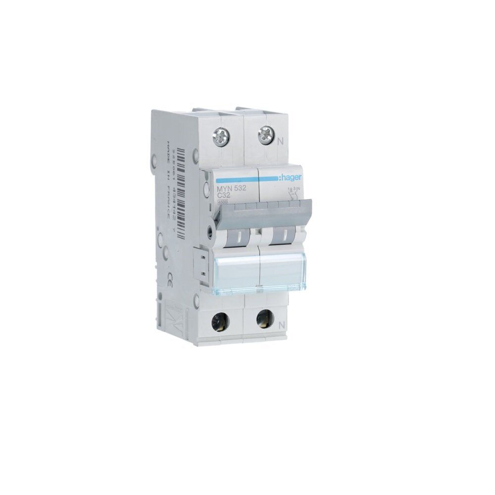 Interruttore Automatico Magnetotermico 1 Polo+N