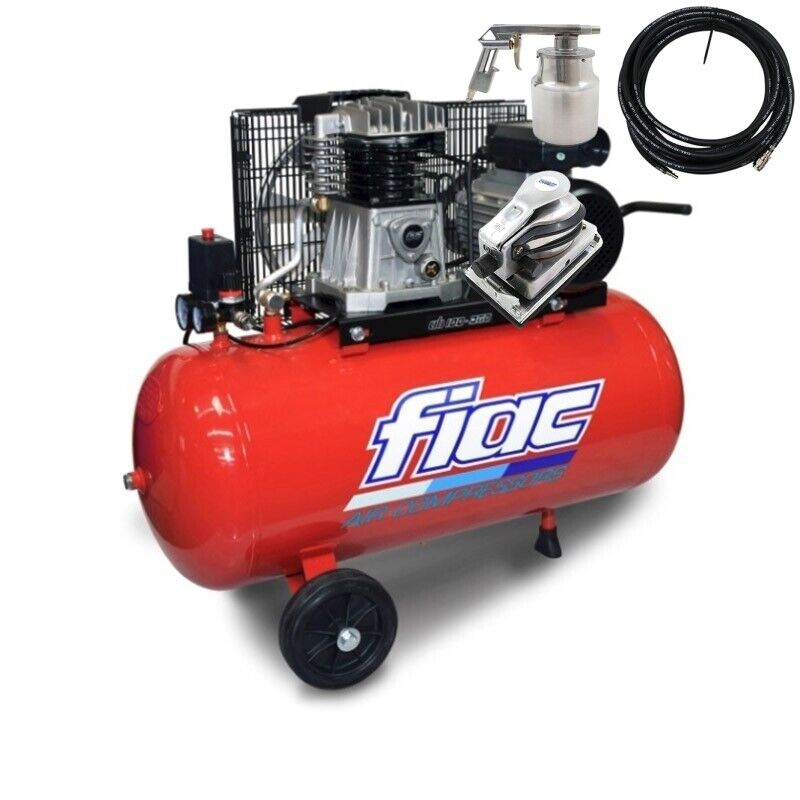 FIAC AB 100/268 Compressore a cinghia 100 lt litri professionale 2HP + OMAGGIO