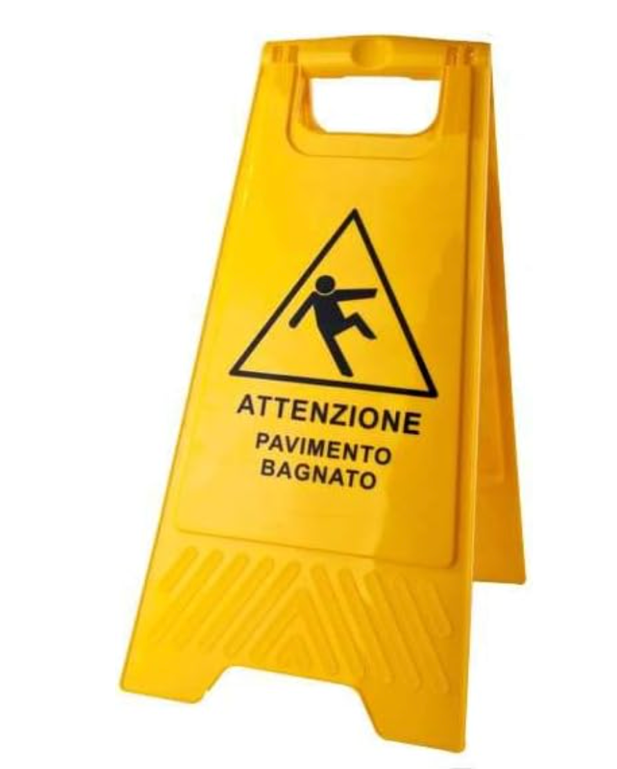 Cavalletto Lady Doc pavimento bagnato 06509 LADY DOC  CM. 60H