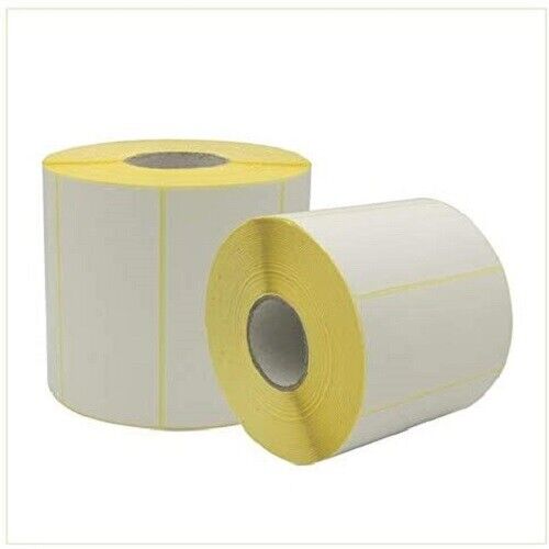 1 ROTOLO da 1300 ETICHETTE TERMICHE 100x50 Foro 40mm ADESIVE QUALSIASI STAMPANTE