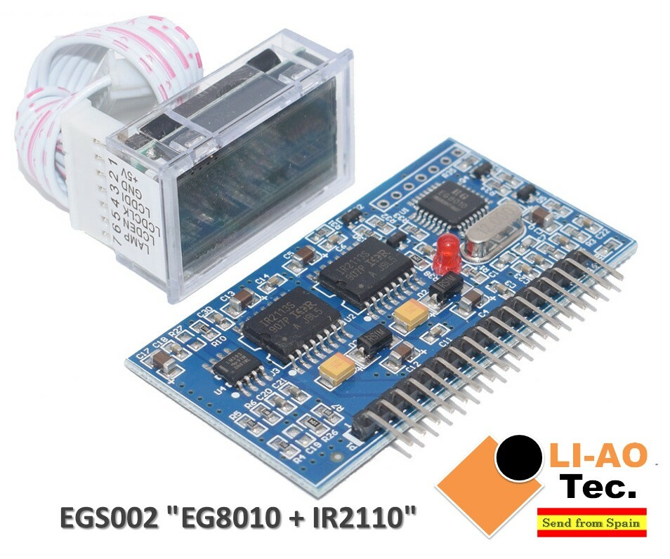 EGS002 "EG8010 + IR2110" Driver Module LCD Pure Sine Wave Inverter Driver Board