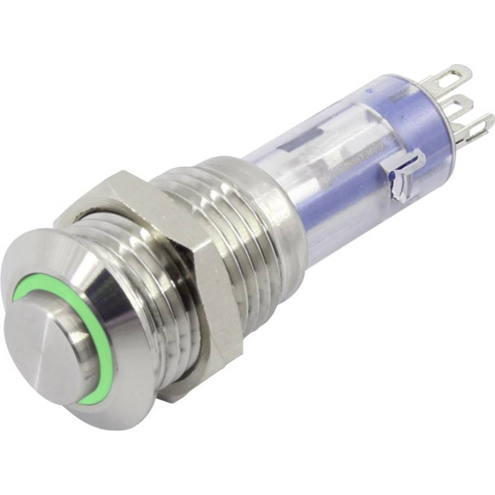 TRU COMPONENTS TC-6647556 LAS4GQH-11ZE/G/12V/S Interuttore a pressione 48 V 2 A