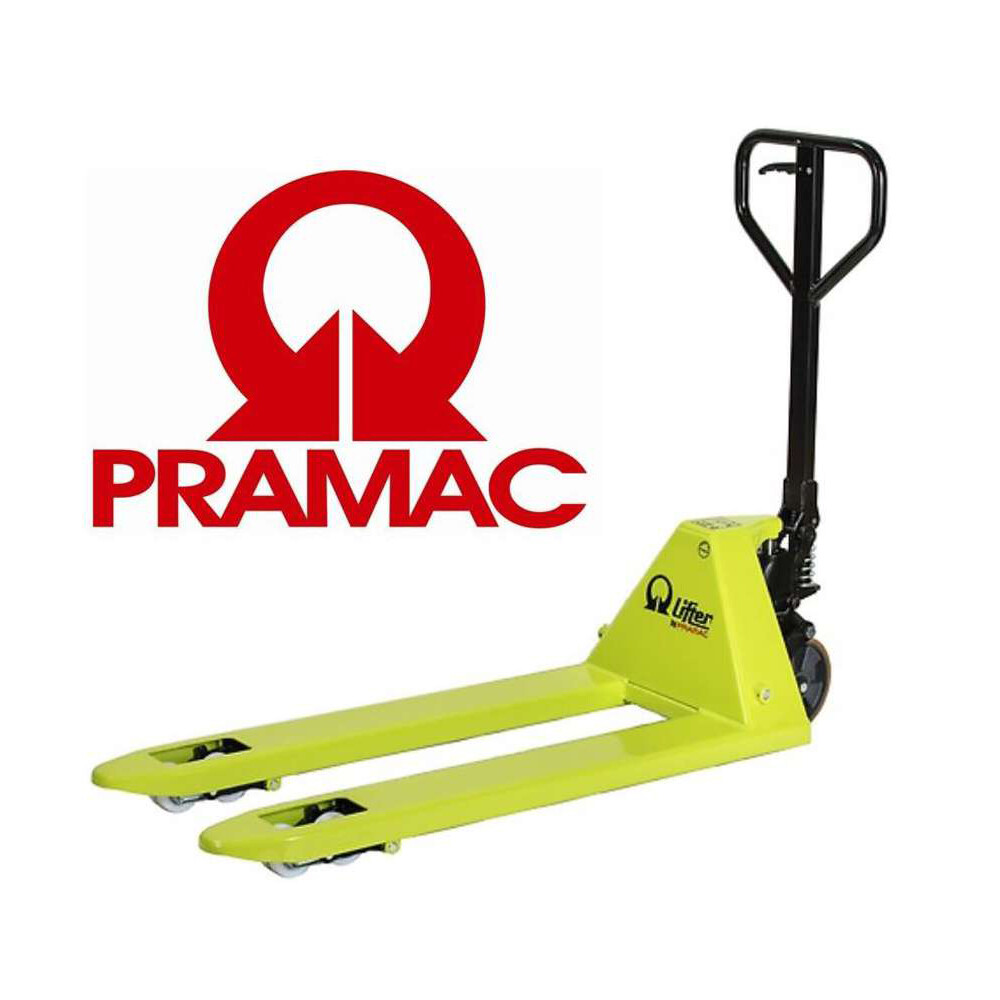 TRANSPALLET MANUALE DOPPIO RULLO 2500Kg FORCHE 1150x525mm GS 25S4 LIFTER PRAMAC