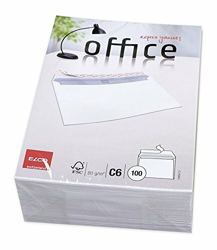 ELCO Office FSC C6 - Buste da lettera da 80gsm con chiusura adesiva, (y0s)