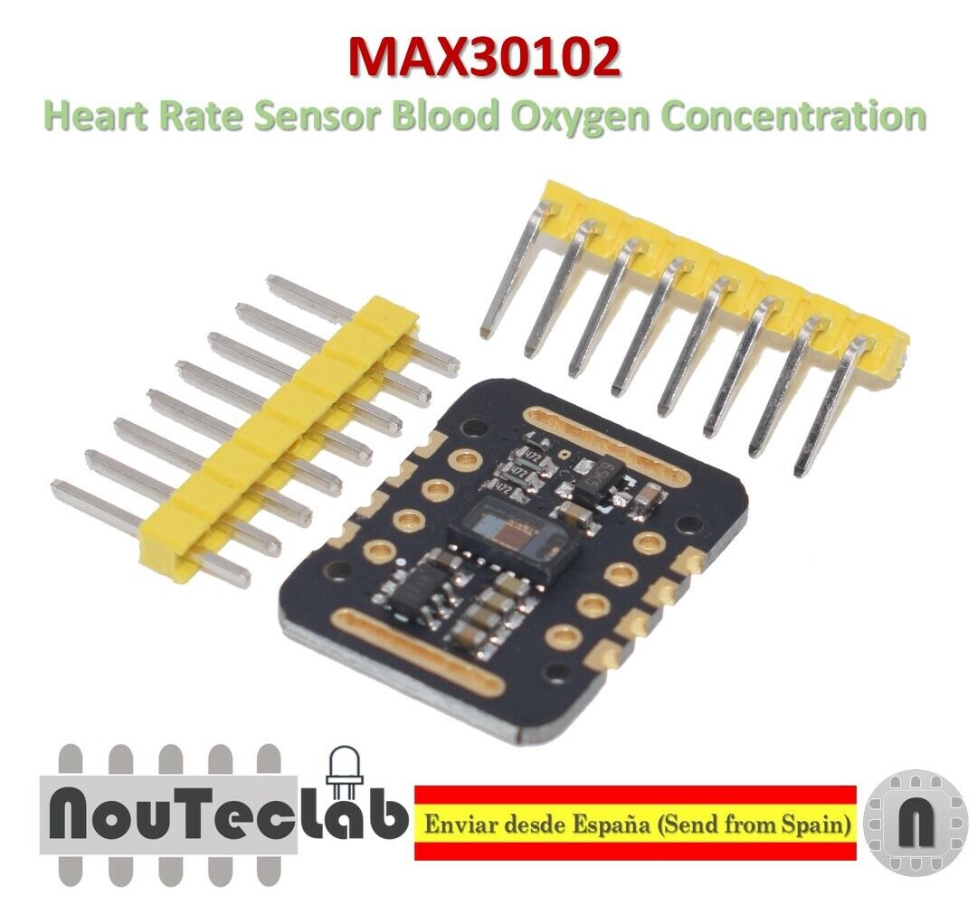 MAX30102 Heart Rate Sensor Pulse Detection Blood Oxygen Concentration Test