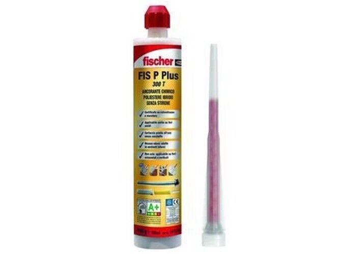 FISCHER 6 PEZZI  ANCORANTE CHIMICO  FIS P PLUS 300T - ml.300  FER-233200