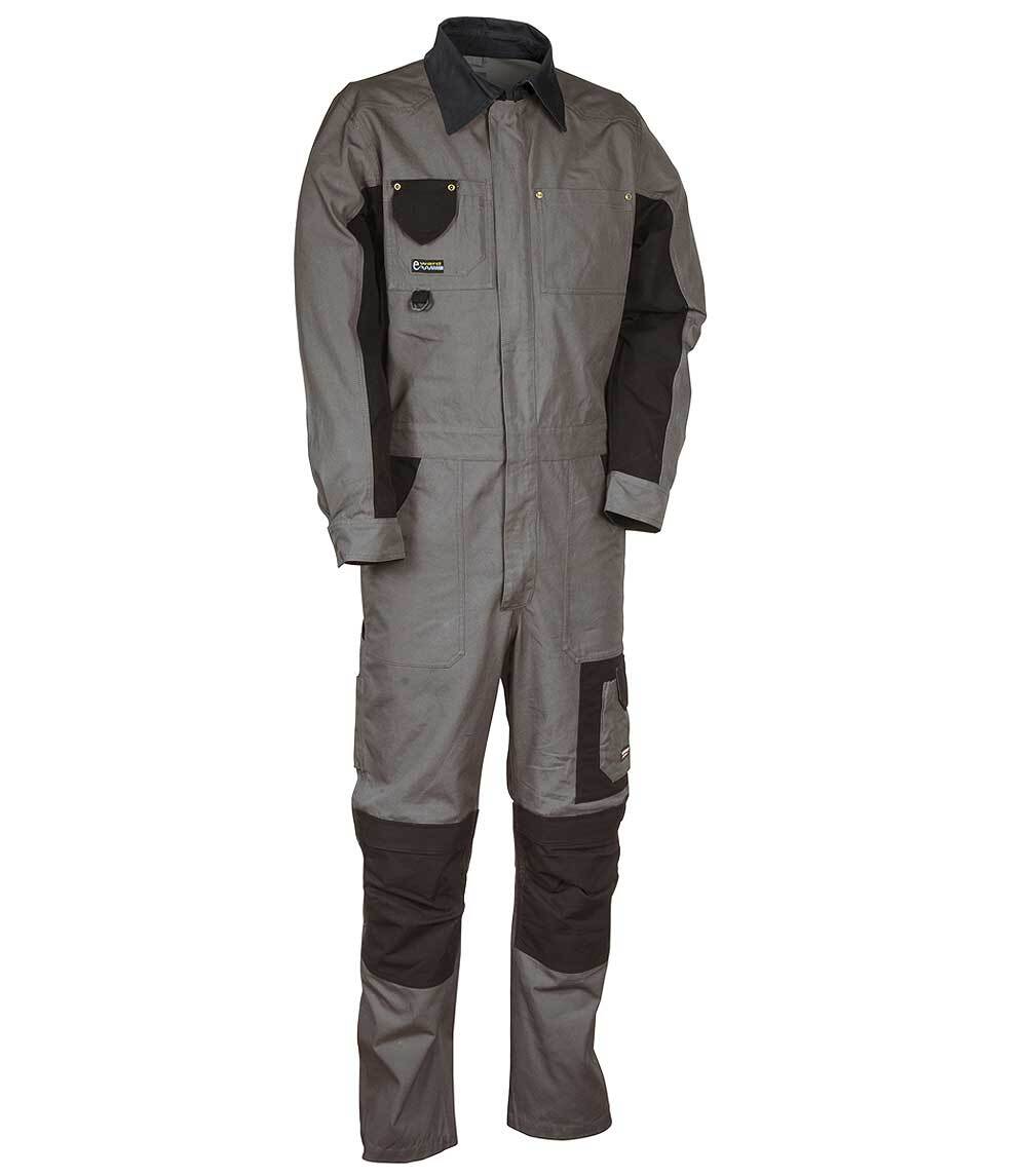 Cofra MARSEILLES (04 ANTRACITE/NERO) Tg. 54 TUTA DA LAVORO V056-0-04.Z54