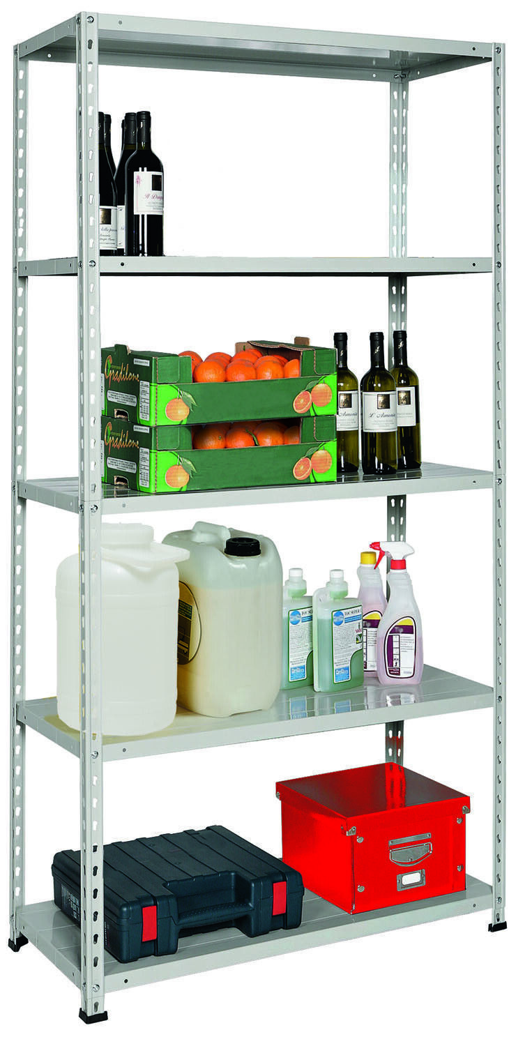 SCAFFALE GENIUS 5 PIANI - PORTATA 50KG.