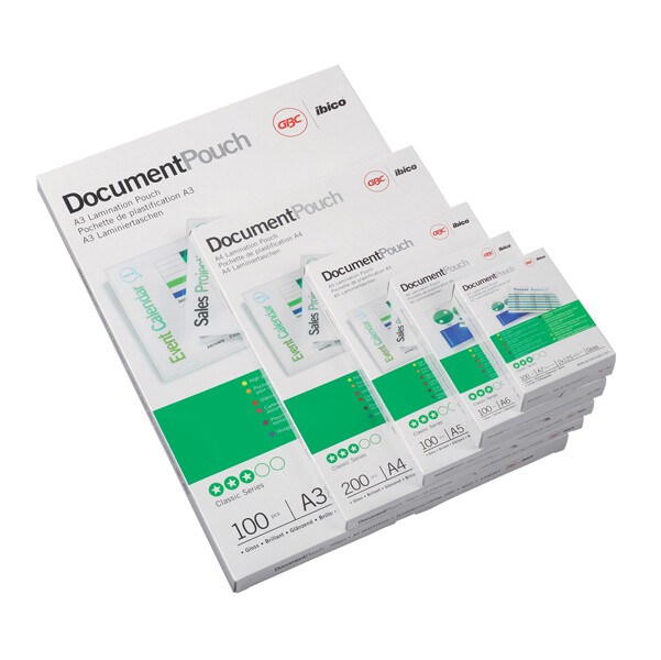 Pouches per Plastificatrici GBC - 83x113 mm - 125 micron - 3743154 (Trasparente
