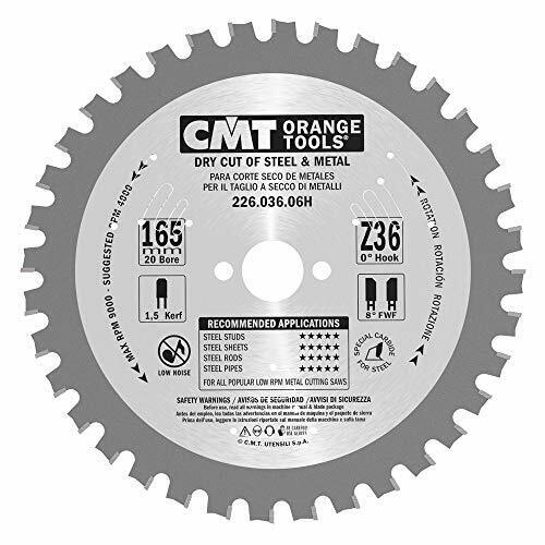 CMT LAMA X MATERIALI FERROSI-PVC HW 165x1.5/1.2x20 Z36 FWF COD: 226.036.06H