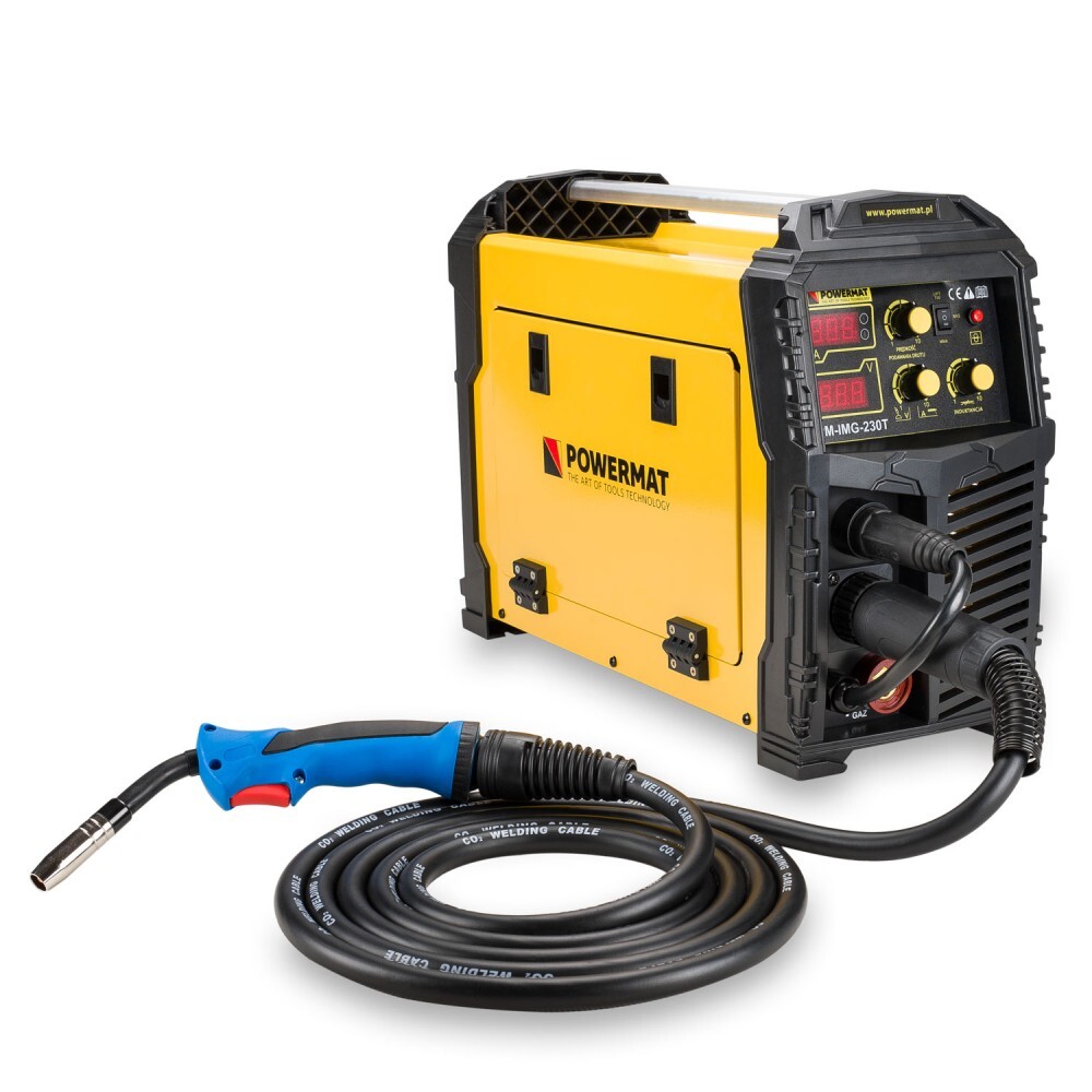 Powermat  Saldatrice 230T MIG MAG FCAW TIG MMA ARC inverter 230AMP MIG220 5in1