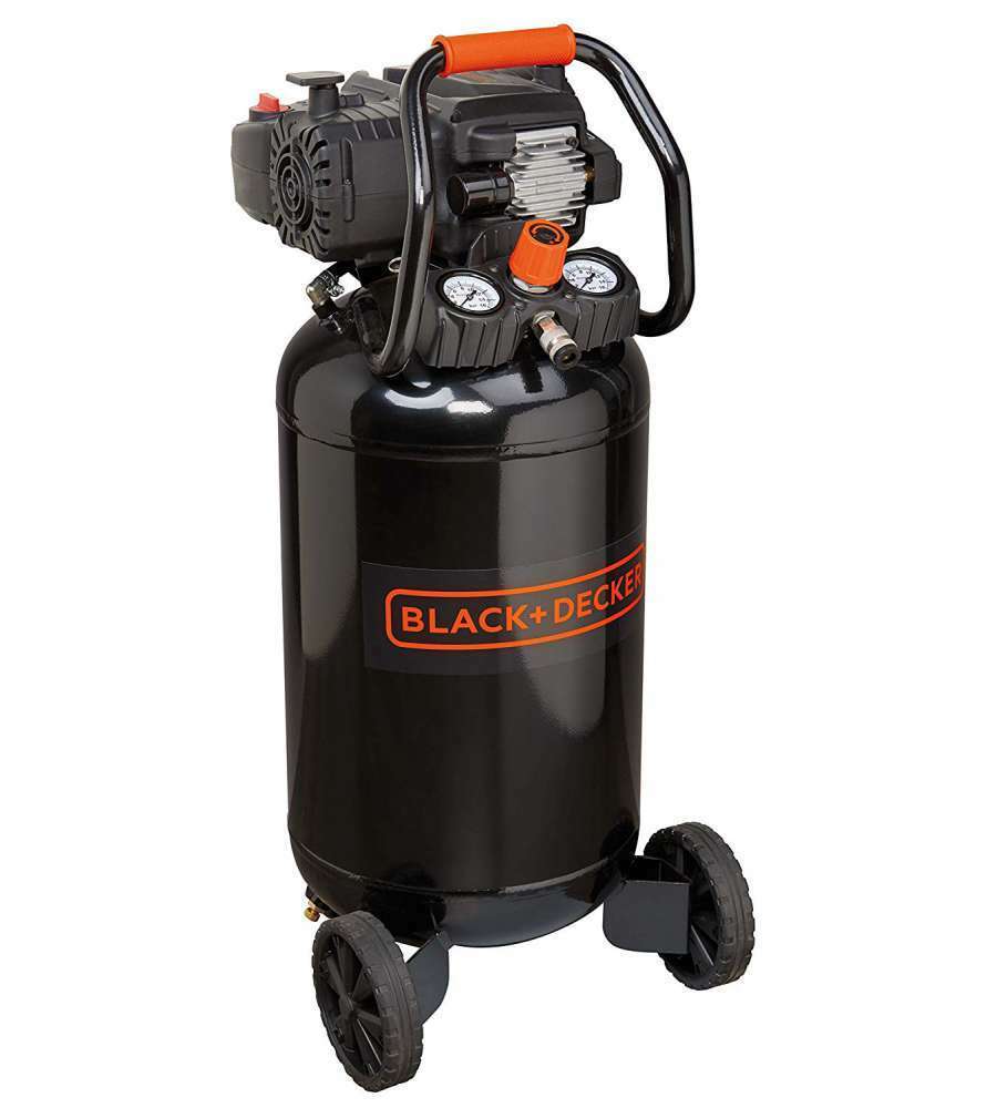 COMPRESSORE VERTICALE A SECCO DA 50 LITRI - BLACK & DECKER.