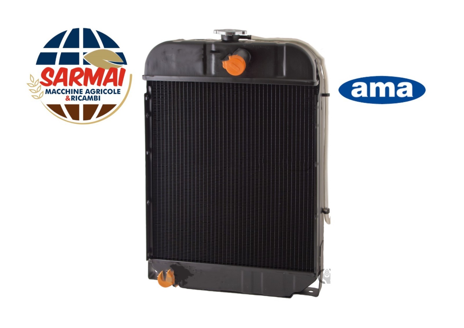 Radiatore per TRATTORE FIAT in ALLUMINIO ref 4952983 adattabile ricambi FIAT