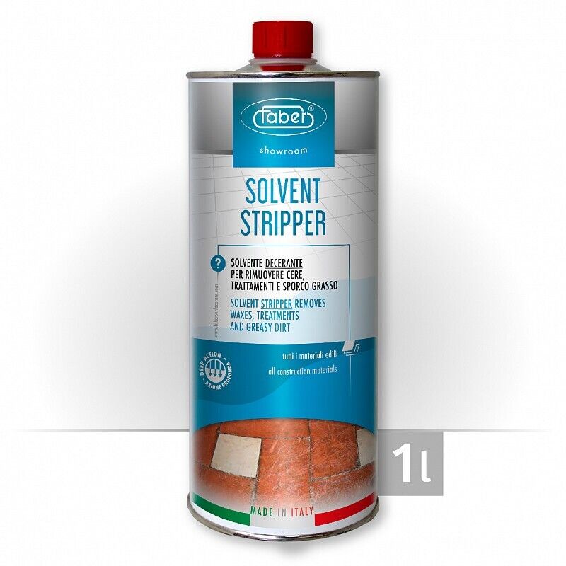 Faber SOLVENT STRIPPER SOLVENTE DECERANTE  1LT rimuove cera sporco su pavimenti