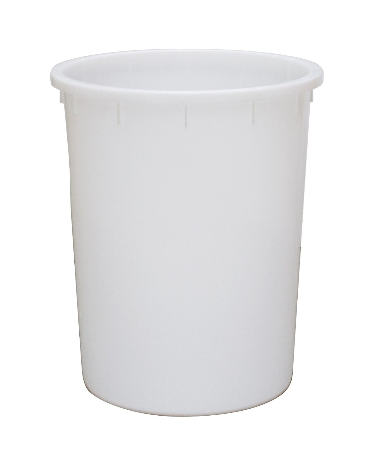 Bidone in plastica per alimenti da 200 litri - Bianco neutro