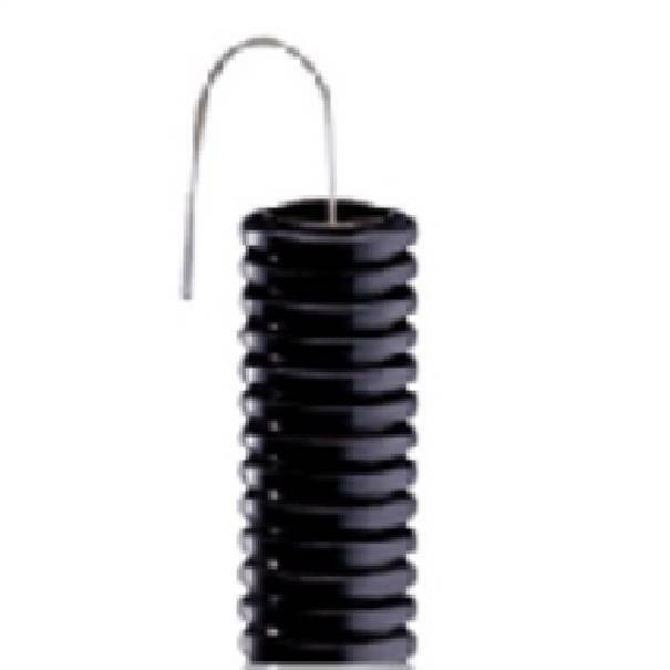 TUBIFOR 25 METRI DI CORRUGATO CON TIRAFILO NERO DIAMETRO 32 MM  TF01032NT025