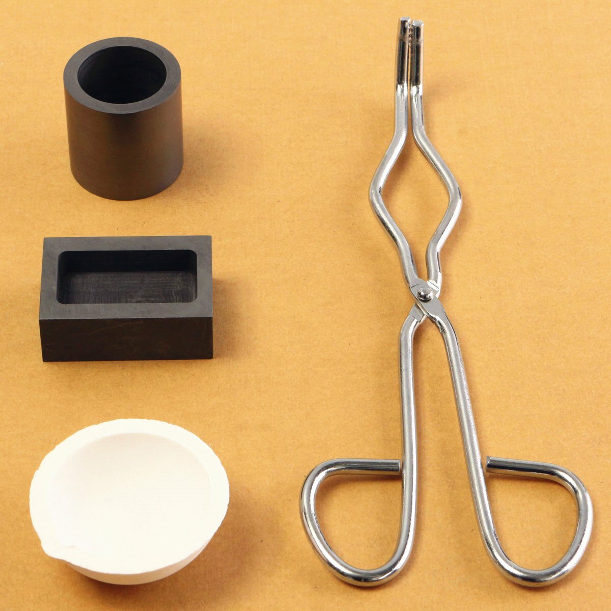 MASUNN 16 Gold Graphite Crogiolo + Pinze + 1 Melting Bowl + Colata Stampo (z5t)