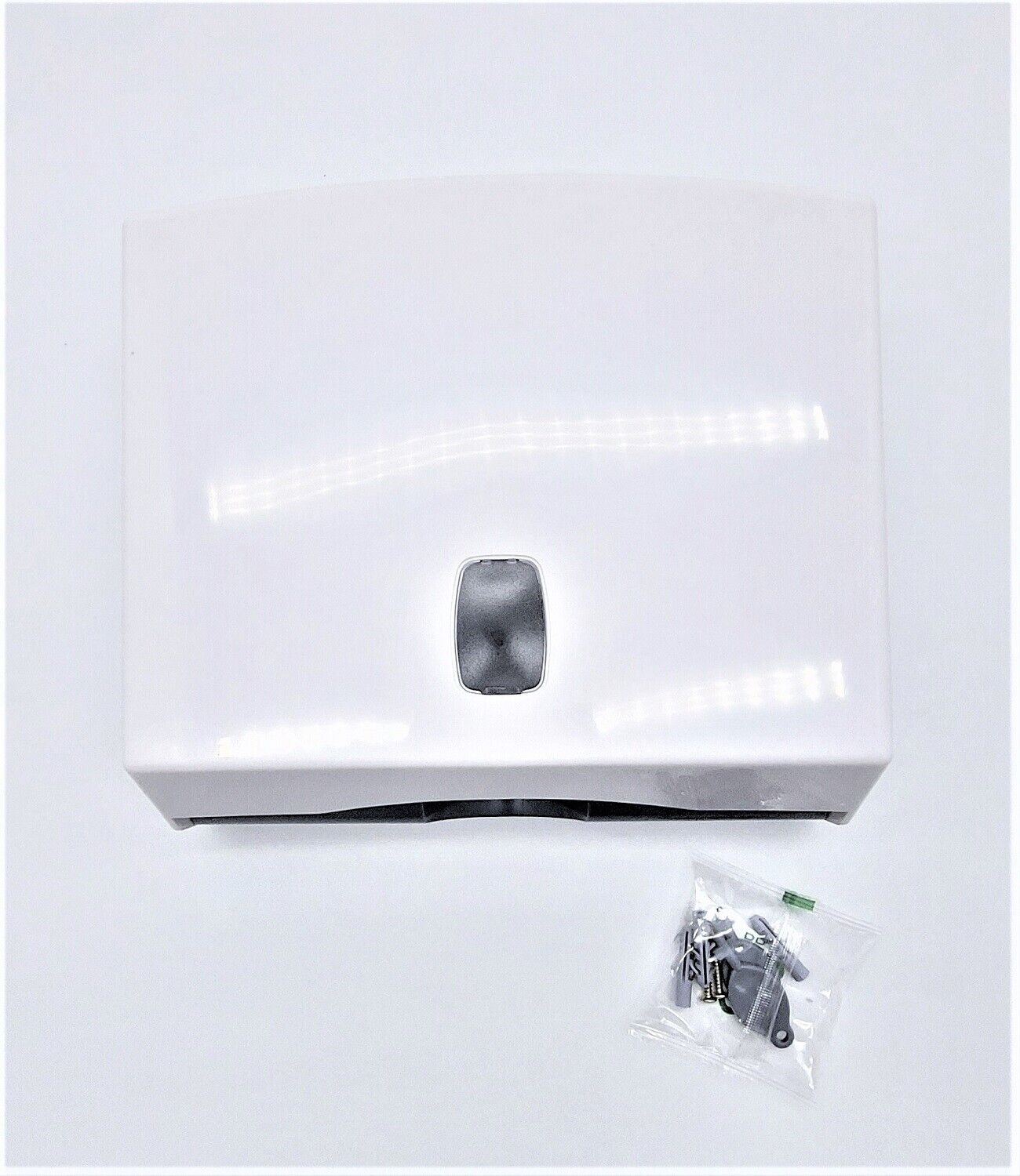 DISTRIBUTORE CARTA ASCIUGAMANI 200 FOGLI "BASICA" IN ABS BIANCO COD.104022